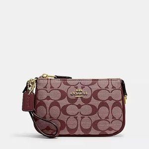 NEW Coach nolita 15 in wine chambray